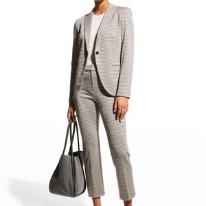 Theory Staple Blazer in Houndstooth Eco Knit. Size 12